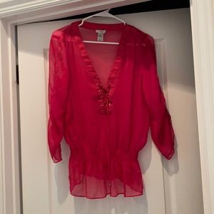 Hot pink cache top size M
